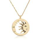 Sun And Moon Necklace La Vie Bien Sun And Moon Necklace