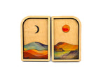 Sun and Moon Wall Art | Handmade Wooden Celestial Decor Wall Art La Vie Bien Sun and Moon Wall Art | Handmade Wooden Celestial Decor