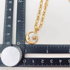 Sun Moon Round Stainless Steel Pendant Necklace | Fashion Jewelry by The Bullish Store