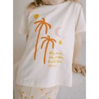 Sun, Moon Stars Organic Cotton Kids T-Shirt by Polished Prints