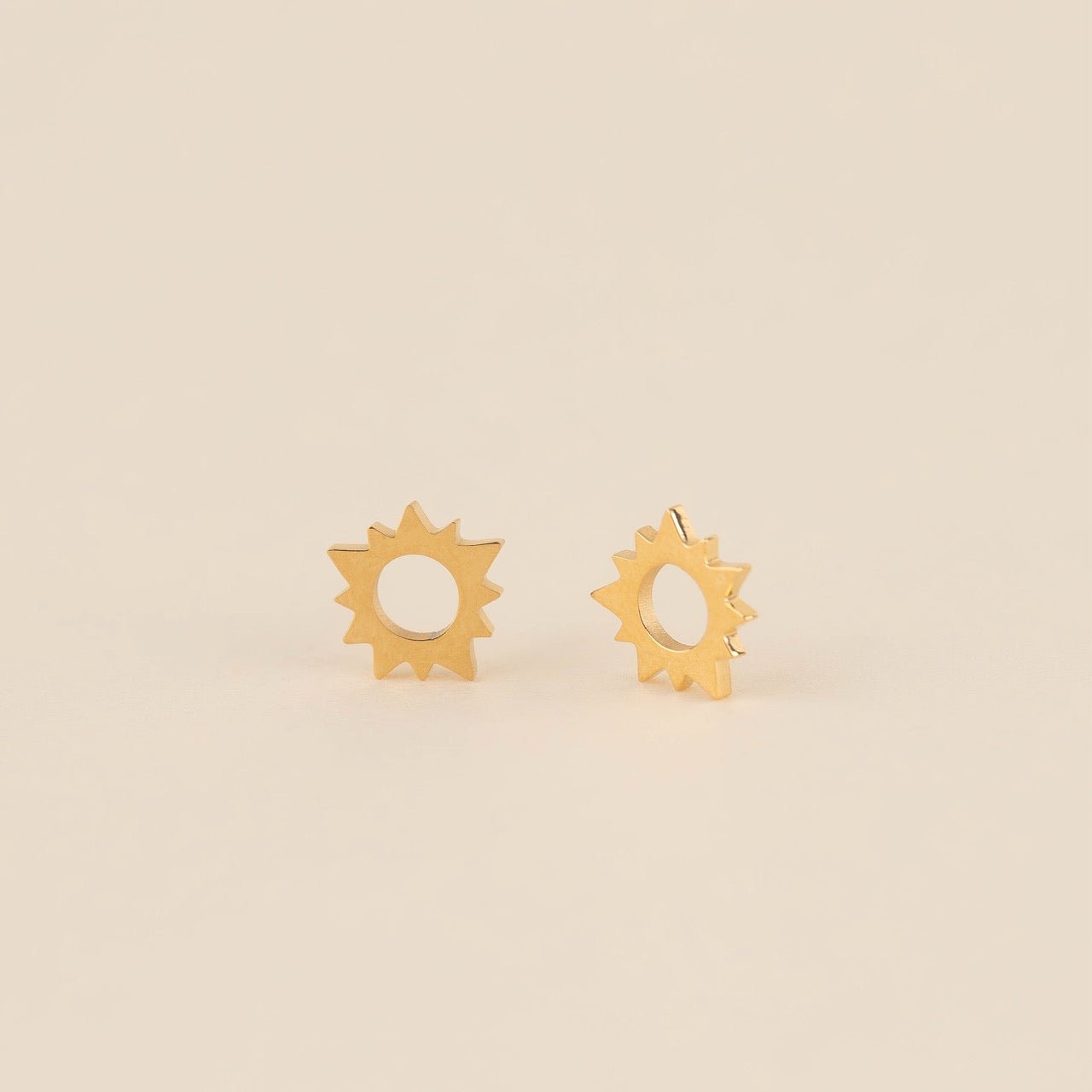 Sunburst Huggie Hoop Charms La Vie Bien Sunburst Huggie Hoop Charms