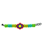 Sundance Floral Seed Bead Bracelet - Guatemala Bracelets La Vie Bien Sundance Floral Seed Bead Bracelet - Guatemala