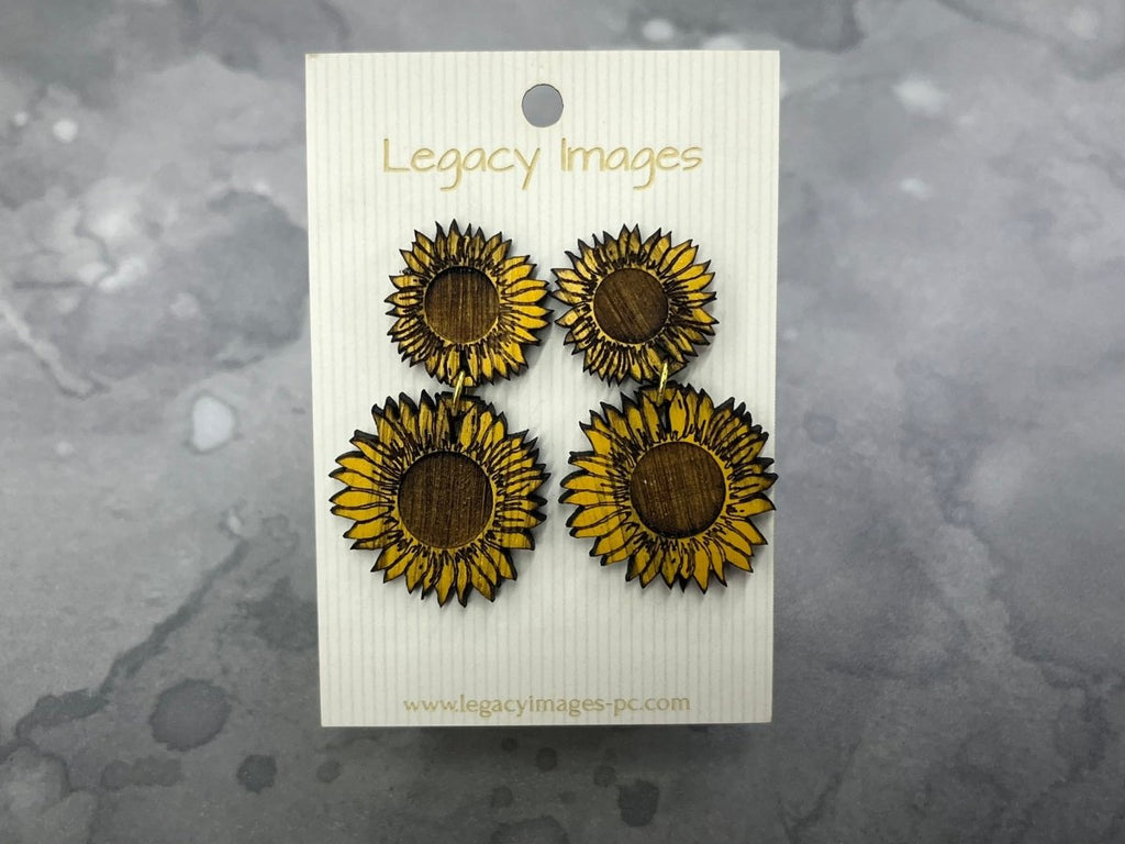 Sunflower Earrings - Drop Earrings