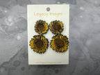 Sunflower Earrings - Drop Earrings