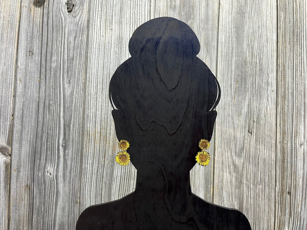Sunflower Earrings - Drop Earrings