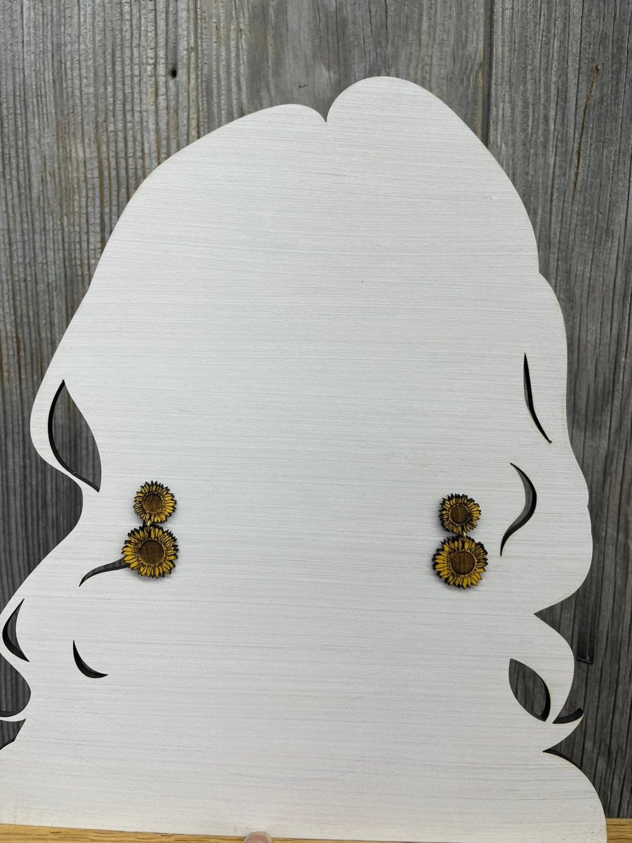 Sunflower Earrings - Drop Earrings