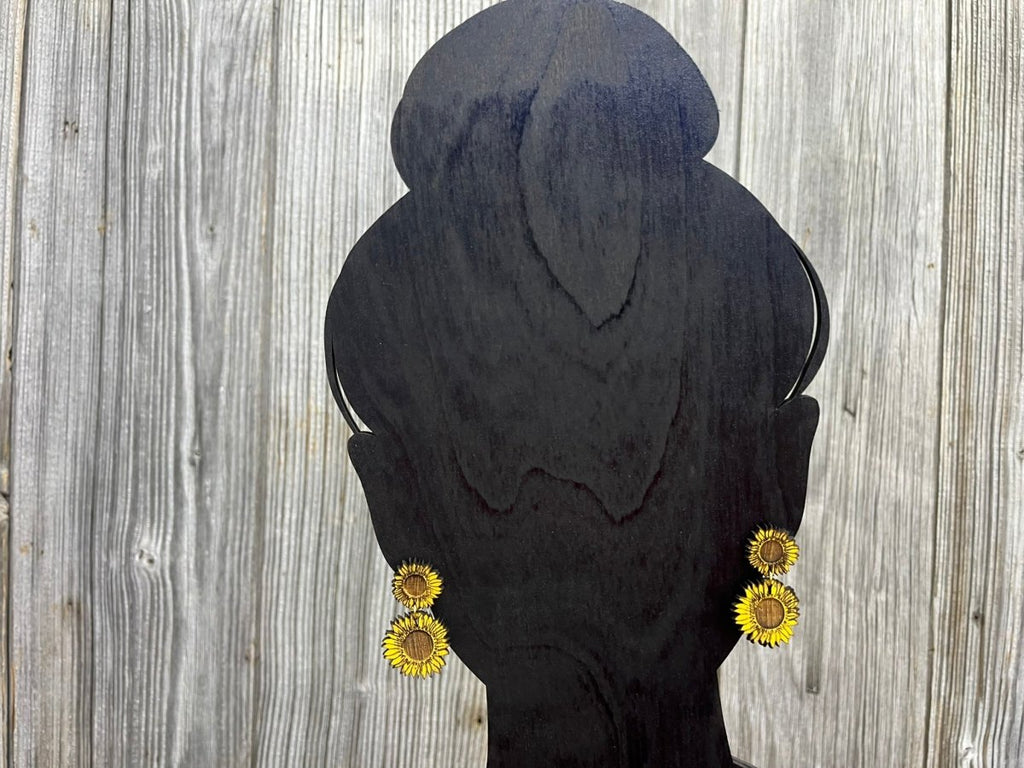 Sunflower Earrings - Drop Earrings