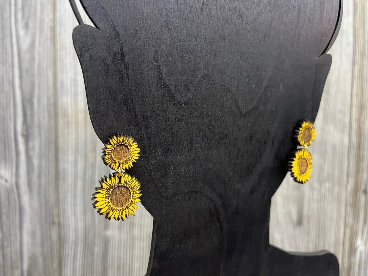 Sunflower Earrings - Drop Earrings