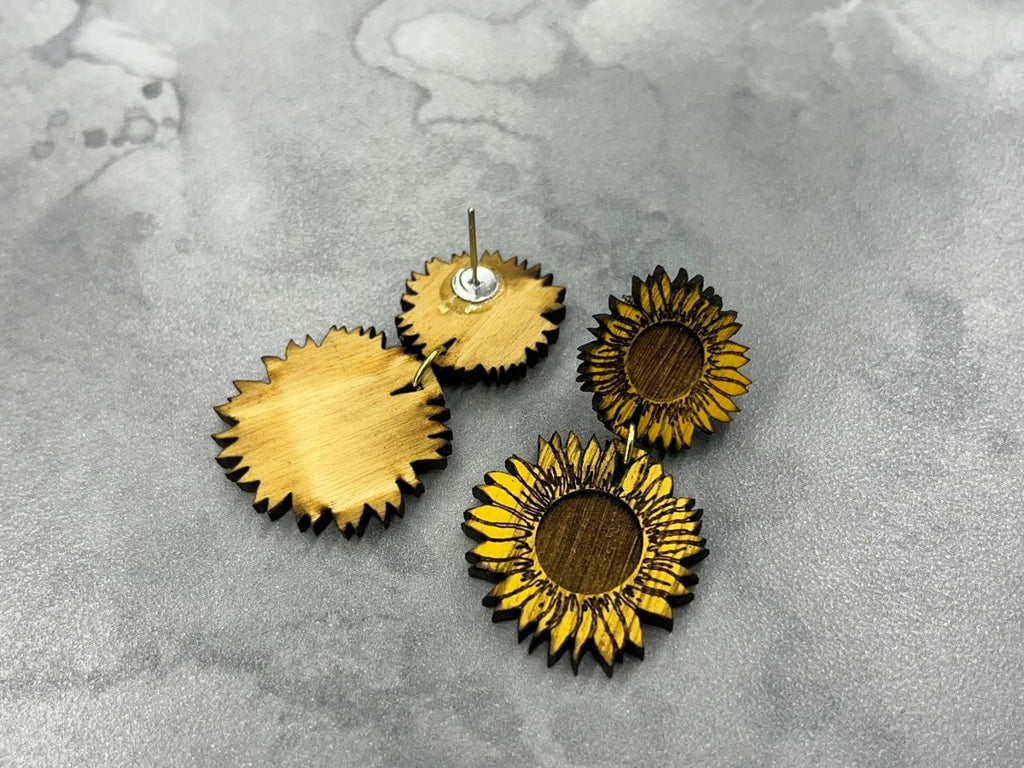 Sunflower Earrings - Drop Earrings