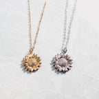 Sunflower Necklace Charm Necklaces La Vie Bien Sunflower Necklace