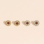 Sunflower Stud Earrings by Oh Clementine