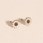 Sunflower Stud Earrings by Oh Clementine