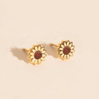 Sunflower Stud Earrings by Oh Clementine