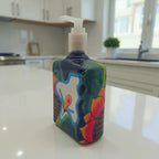 Sunflower Talavera Soap Pump | Handcrafted Ceramic Dispenser Talavera Soap Dispenser La Vie Bien Sunflower Talavera Soap Pump | Handcrafted Ceramic Dispenser
