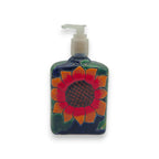 Sunflower Talavera Soap Pump | Handcrafted Ceramic Dispenser Talavera Soap Dispenser La Vie Bien Sunflower Talavera Soap Pump | Handcrafted Ceramic Dispenser