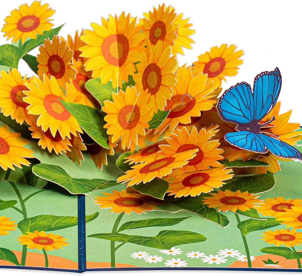 Sunflowers Pop Up Card by Paper Love