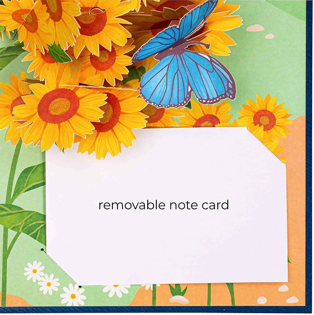 Sunflowers Pop Up Card by Paper Love