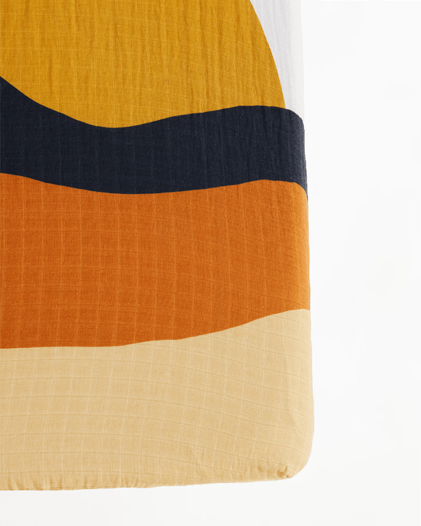 Sunset Crib Sheet Crib Sheets La Vie Bien Sunset Crib Sheet