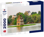 Sunset view of the Turtle Tower, Hanoi, Vietnam 2000pc Puzzle La Vie Bien Sunset view of the Turtle Tower, Hanoi, Vietnam 2000pc Puzzle