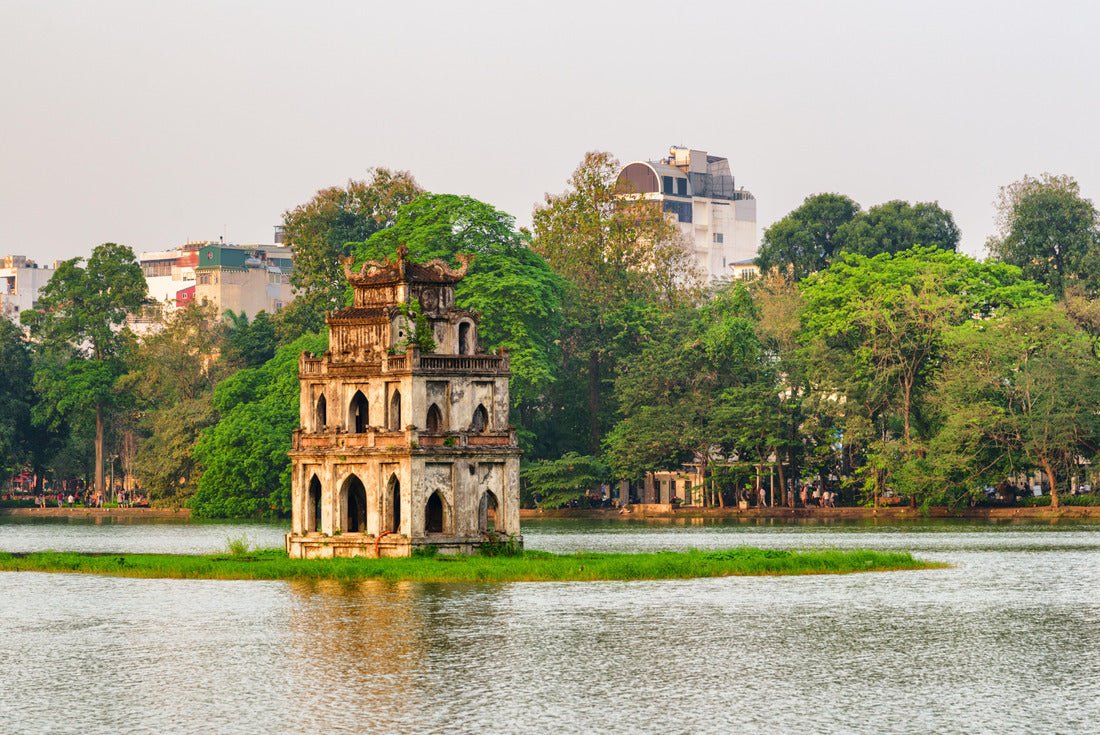 Sunset view of the Turtle Tower, Hanoi, Vietnam 2000pc Puzzle La Vie Bien Sunset view of the Turtle Tower, Hanoi, Vietnam 2000pc Puzzle
