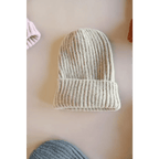 Super Soft Cream Beanie for Adults by Polished Prints