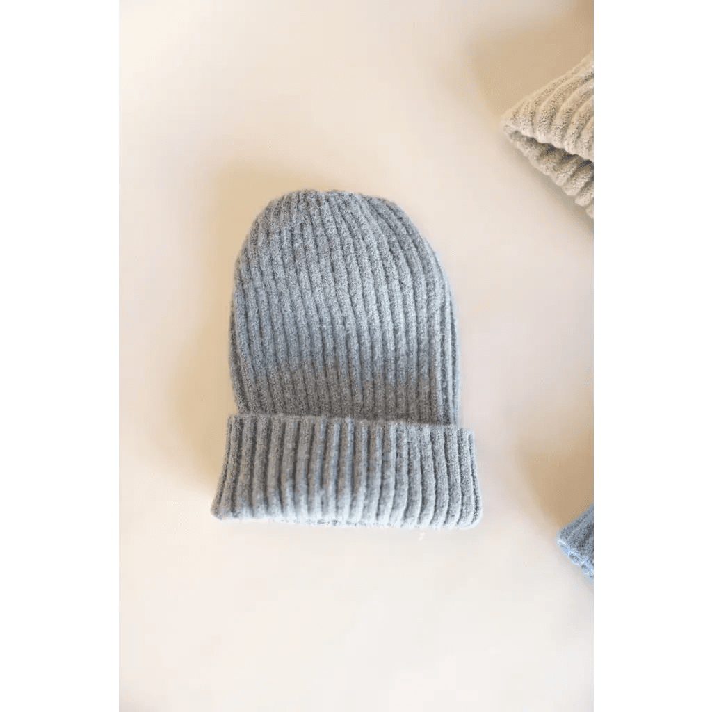 Super Soft Cream Beanie for Adults by Polished Prints