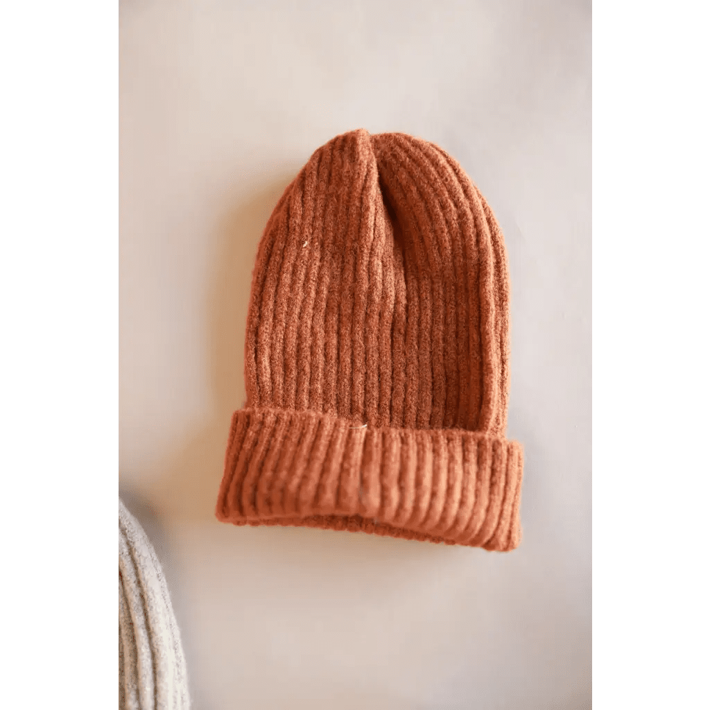 Super Soft Cream Beanie for Adults by Polished Prints