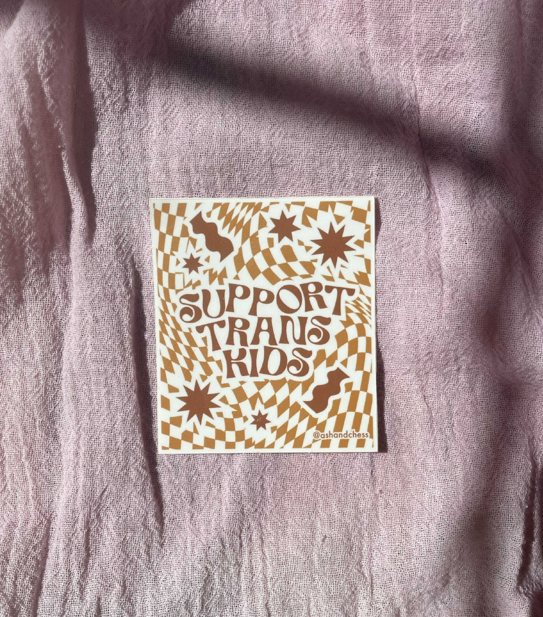 Support Trans Kids Sticker La Vie Bien Support Trans Kids Sticker