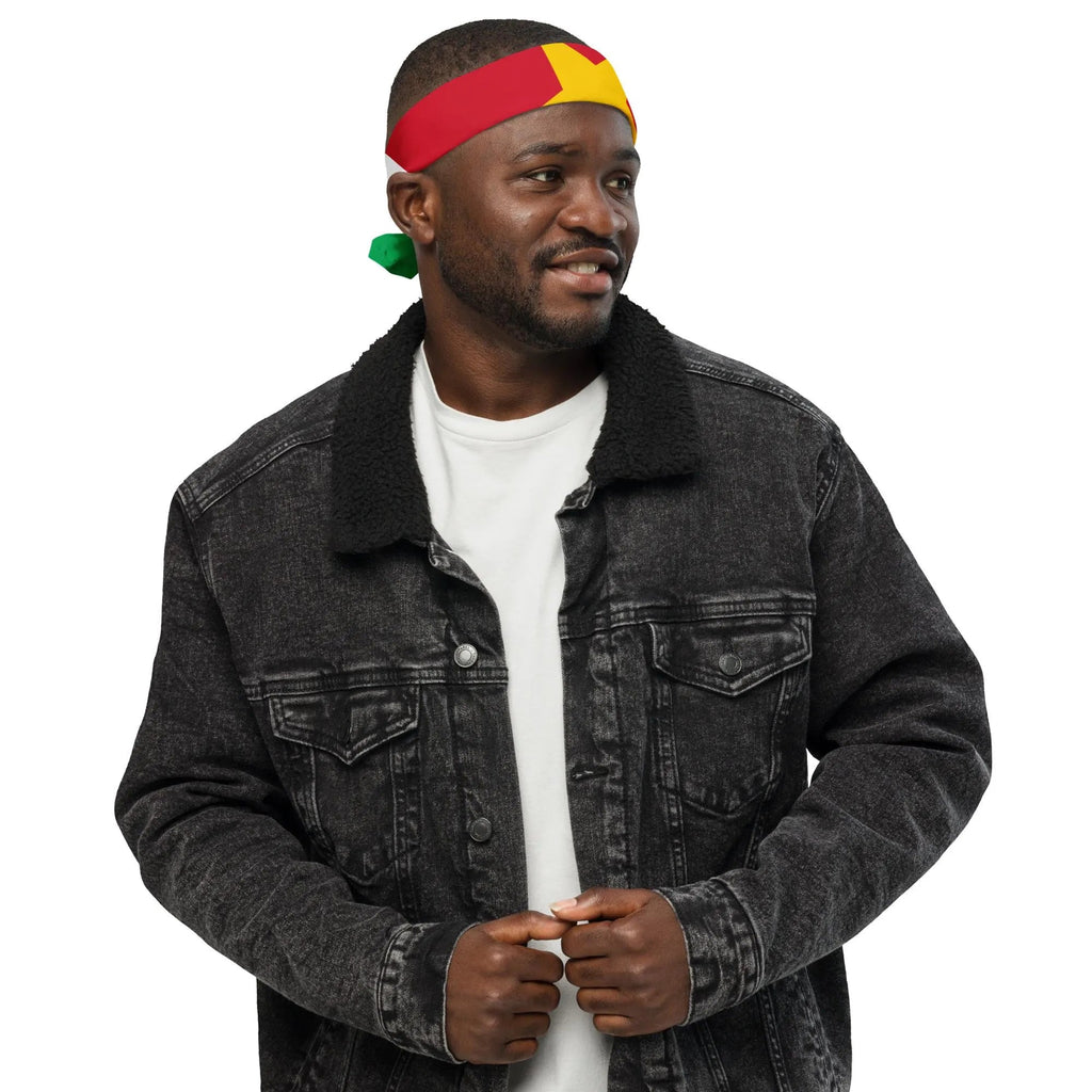 Suriname Flag Bandana All-Over Print Bandana La Vie Bien Suriname Flag Bandana