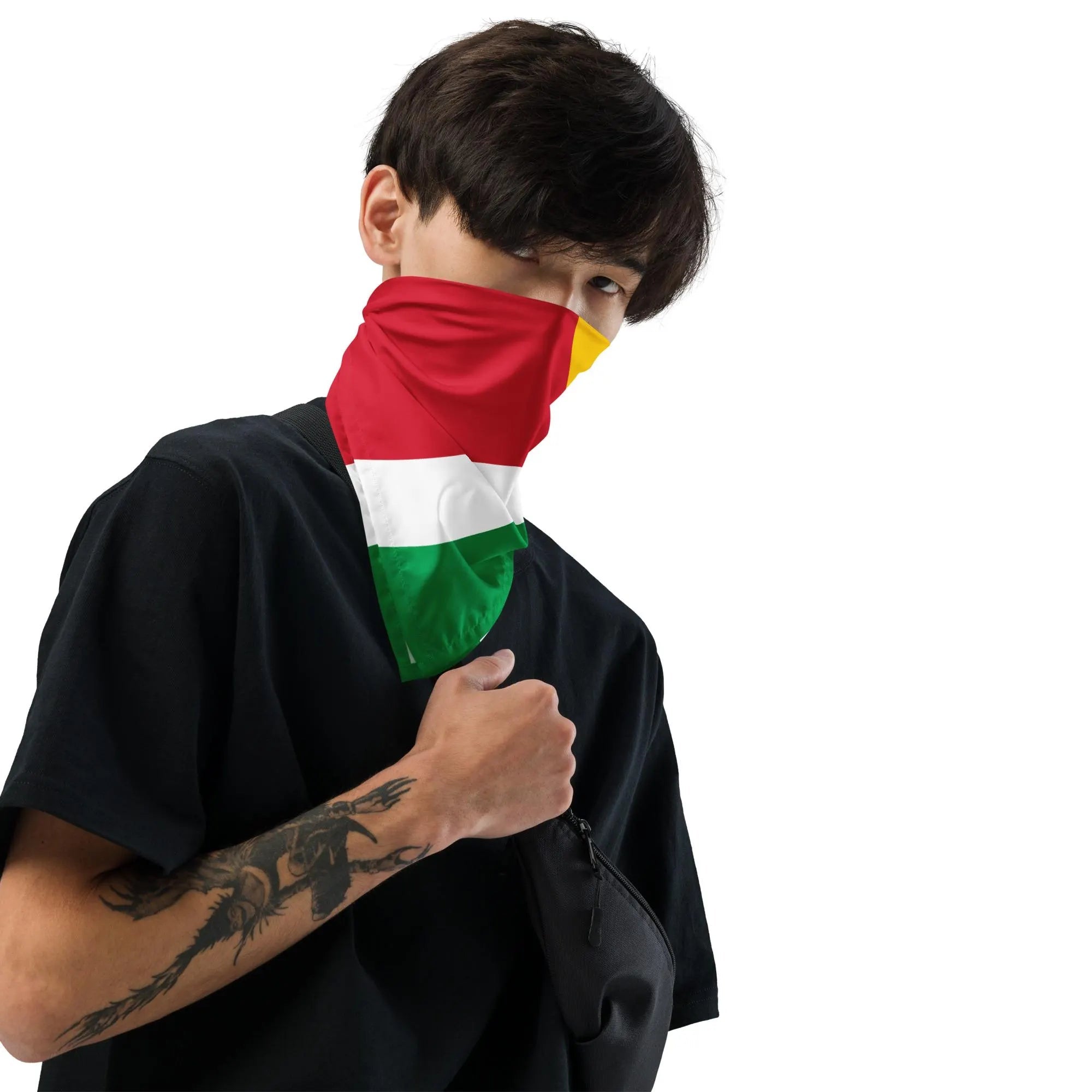Suriname Flag Bandana All-Over Print Bandana La Vie Bien Suriname Flag Bandana