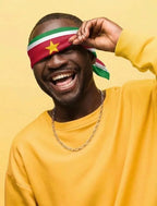 Suriname Flag Bandana All-Over Print Bandana La Vie Bien Suriname Flag Bandana