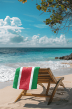 Suriname Flag Beach Towel Beach Towel (Generic Brand) La Vie Bien Suriname Flag Beach Towel