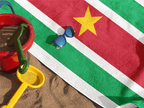 Suriname Flag Beach Towel Beach Towel (Generic Brand) La Vie Bien Suriname Flag Beach Towel