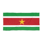 Suriname Flag Beach Towel Beach Towel (Generic Brand) La Vie Bien Suriname Flag Beach Towel