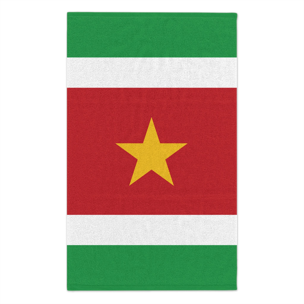 Suriname Flag Rally Towel Rally Towel La Vie Bien Suriname Flag Rally Towel