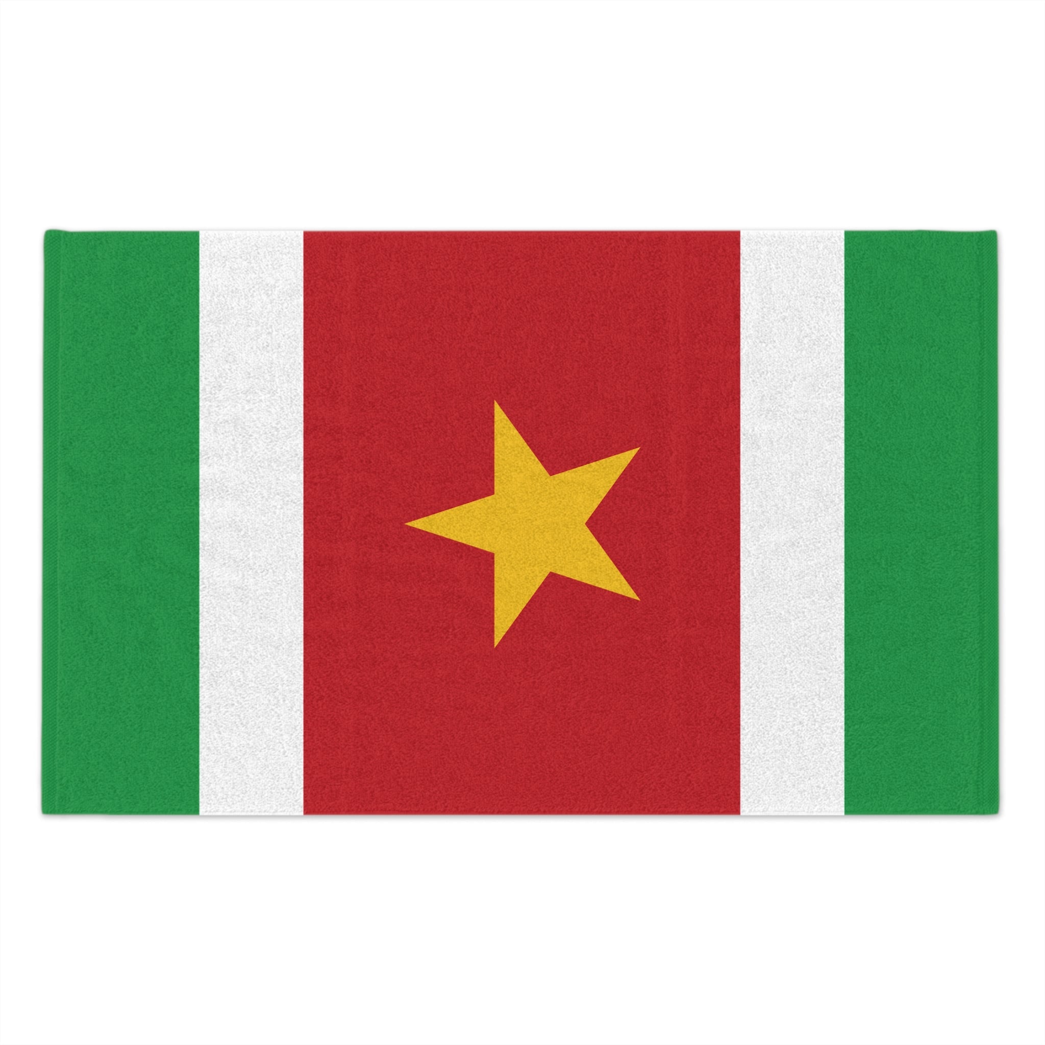 Suriname Flag Rally Towel Rally Towel La Vie Bien Suriname Flag Rally Towel