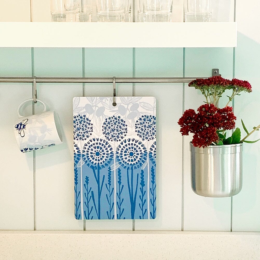 Sustainable Cutting Board | Bloom in Blue Cutting Board La Vie Bien Sustainable Cutting Board | Bloom in Blue
