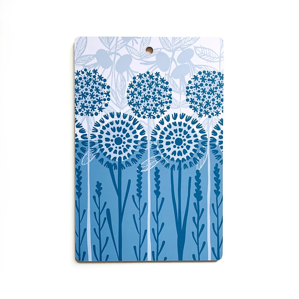 Sustainable Cutting Board | Bloom in Blue Cutting Board La Vie Bien Sustainable Cutting Board | Bloom in Blue