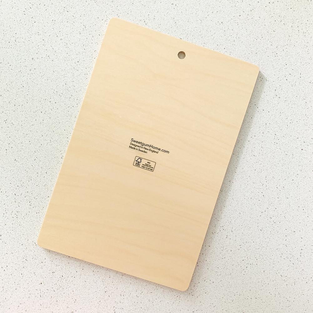 Sustainable Cutting Board | Bloom in Blue Cutting Board La Vie Bien Sustainable Cutting Board | Bloom in Blue