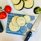 Sustainable Cutting Board | Bloom in Blue Cutting Board La Vie Bien Sustainable Cutting Board | Bloom in Blue