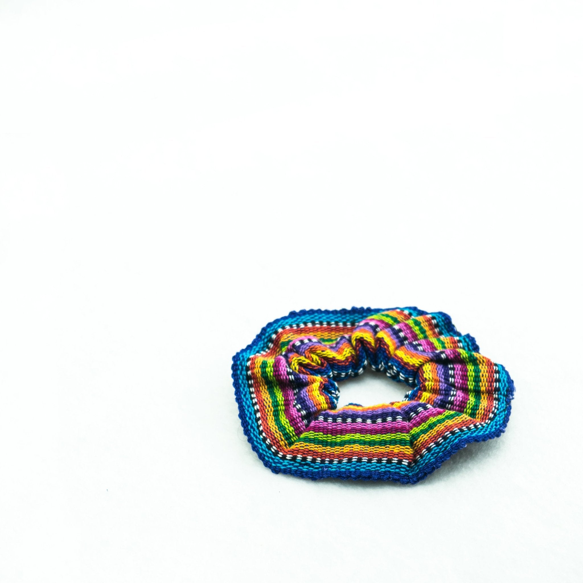 Sustainable Textile Multicolor Hair Scrunchie - Guatemala Accessories La Vie Bien Sustainable Textile Multicolor Hair Scrunchie - Guatemala