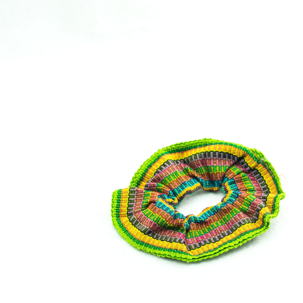 Sustainable Textile Multicolor Hair Scrunchie - Guatemala Accessories La Vie Bien Sustainable Textile Multicolor Hair Scrunchie - Guatemala