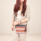 Sustainably Made Artisan Crafted Baby Carrier Cosmetic Bag- Thailand Crossbody La Vie Bien Sustainably Made Artisan Crafted Baby Carrier Cosmetic Bag- Thailand