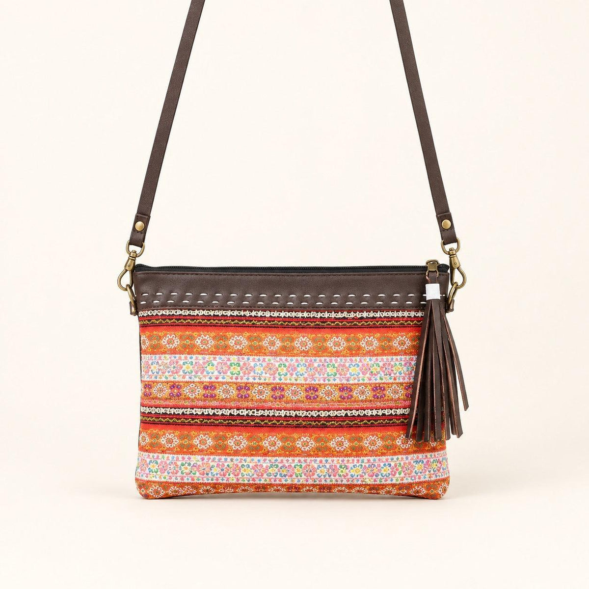 Sustainably Made Artisan Crafted Baby Carrier Cosmetic Bag- Thailand Crossbody La Vie Bien Sustainably Made Artisan Crafted Baby Carrier Cosmetic Bag- Thailand