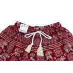 Sustainably Made Bohemian Style Printed Elephant Shorts - Thailand Apparel La Vie Bien Sustainably Made Bohemian Style Printed Elephant Shorts - Thailand