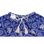 Sustainably Made Bohemian Style Printed Elephant Shorts - Thailand Apparel La Vie Bien Sustainably Made Bohemian Style Printed Elephant Shorts - Thailand