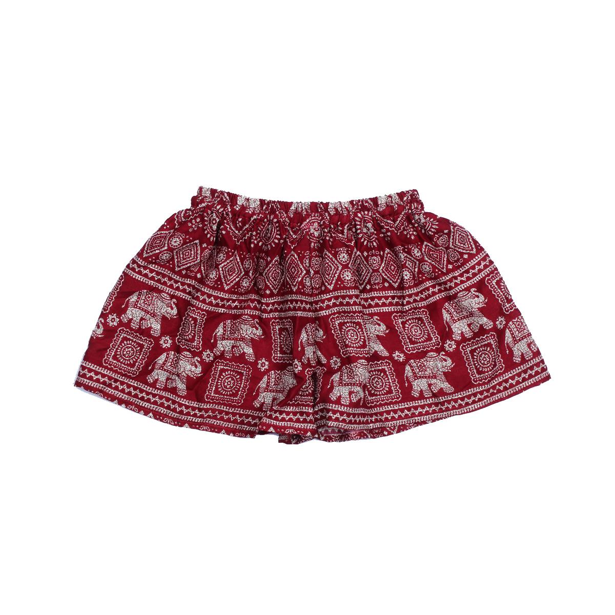 Sustainably Made Bohemian Style Printed Elephant Shorts - Thailand Apparel La Vie Bien Sustainably Made Bohemian Style Printed Elephant Shorts - Thailand