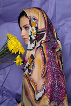 Sway Square Scarf Wearable Art La Vie Bien Sway Square Scarf
