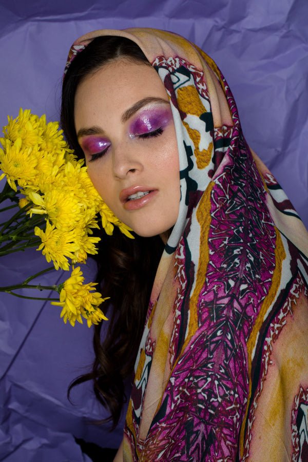 Sway Square Scarf Wearable Art La Vie Bien Sway Square Scarf