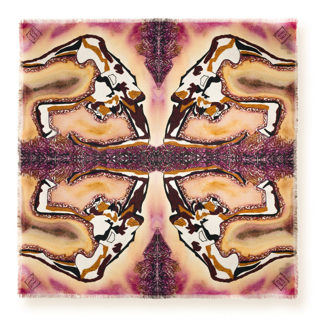 Sway Square Scarf Wearable Art La Vie Bien Sway Square Scarf